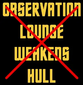 无观察休息室船体减弱