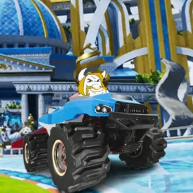 怪兽卡车，但阿斯戈尔唱的