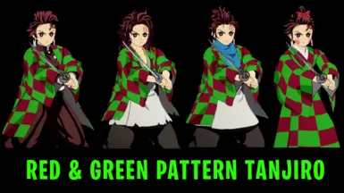 红绿图案炭治郎