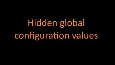 所有 TIGlobalConfig 值列表