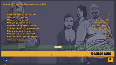 美丽的开端 GTA 3 - 新游戏加