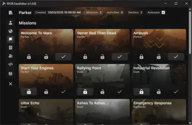 RFGR。保存编辑器