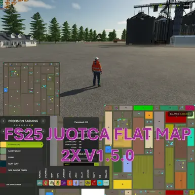 FS25 JUOTCA 平面地图 2X 版本 1.5.0