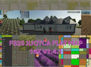 FS25 JUOTCA 平地地图 16X