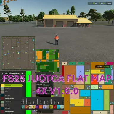 FS25 JUOTCA 平面地图 4X v1.6.0
