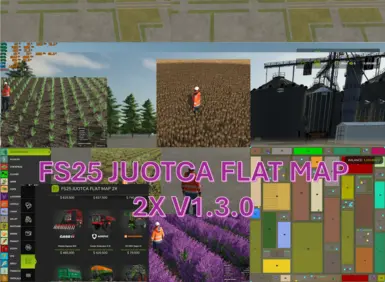 FS25 JUOTCA 平面地图 2X 版本 1.3.0