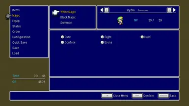 塞西尔和瑞迪亚的DS 白魔法