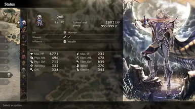 塞西尔替换了默认的男性战士MC模组（详见说明）