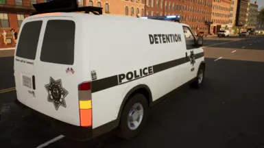 符合背景设定的拘留AI囚犯运输皮肤