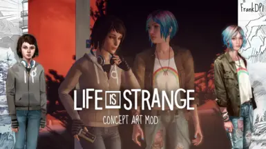 概念艺术：Max 和 Chloe 的《Life Is Strange》（2015）模组