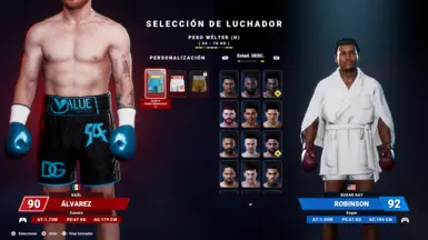 Canelo 与 Munguia Canelo 装备。
