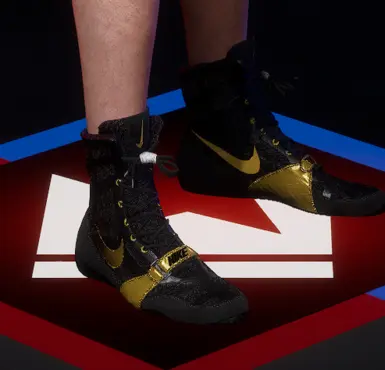 泰森·弗瑞黑色耐克鞋