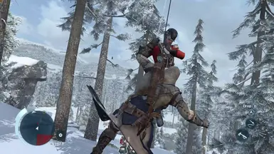 绳索飞镖悬挂慢动作