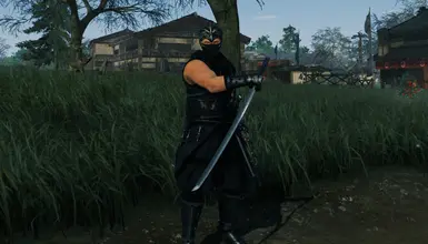 隼人服装（伊贺忍者）- 黑色重新配色