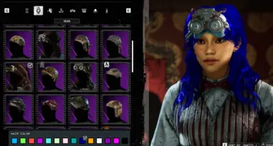 延长版不自然发色