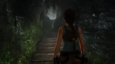 《古墓丽影 - 周年纪念版》的电影版重影