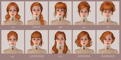 甜美的发丝套装