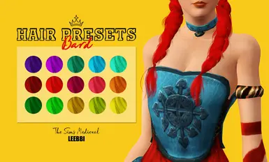 发型预设吟游诗人