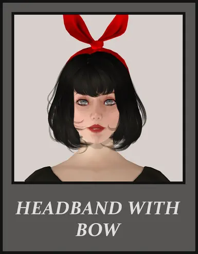 带蝴蝶结的TSM头带