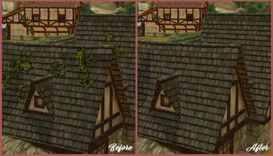 屋顶上没有苔藓(默认)