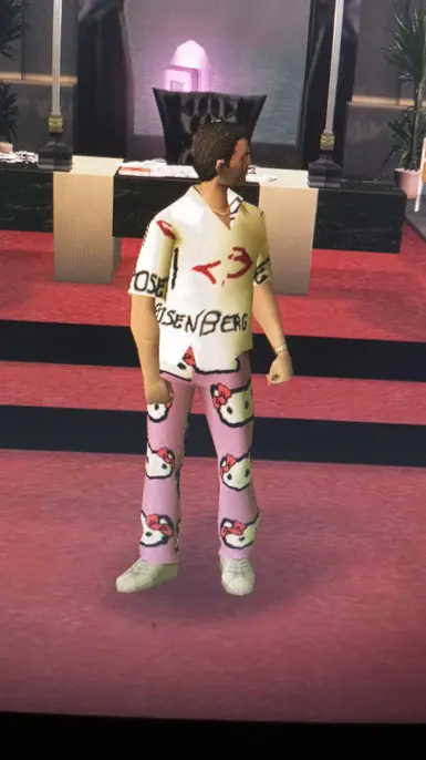 Hello Kitty裤子 Tommy Vercetti