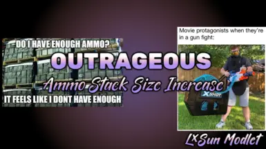 弹药堆叠数量的夸张增加