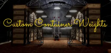 定制容器重量