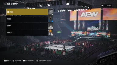 AEW Double or Nothing 2025 CAA舞台与纹理