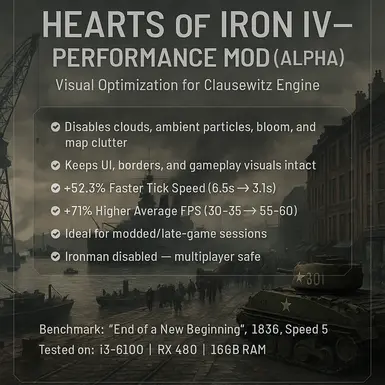 钢铁雄心4 性能