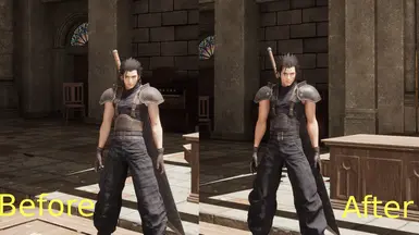 扎克最终幻想7 重生模型更换