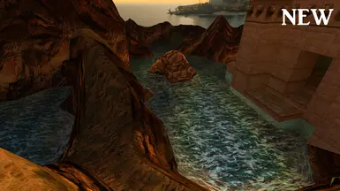 更好的海岸遗迹水质质地