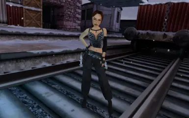 劳拉·克劳馥 - 休闲另类装扮