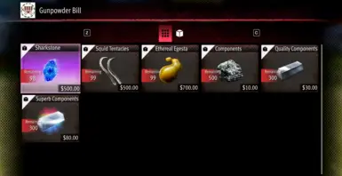 更多手工艺品库存请见火药比尔商店。