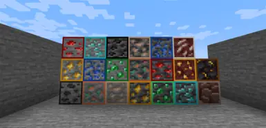 杰出轮廓矿石基岩化