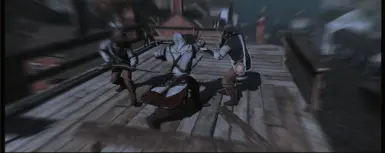 暗色CGI燧发手枪和火枪