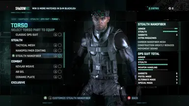 DLC战衣取代隐形纳米纤维