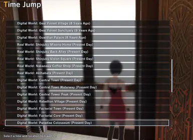 更多时间跳跃目的地