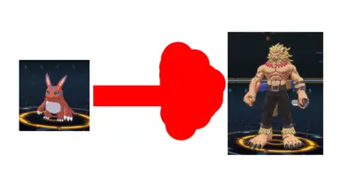 电光兽进化为Leomon