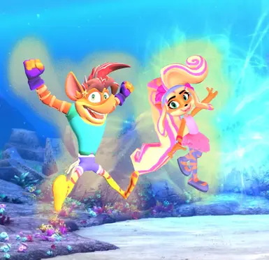 Crash与Coco Sirenix乐队