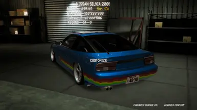 Nyan Cat 日产 Silvia 涂装