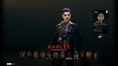 崩溃前的卡莉面部妆容