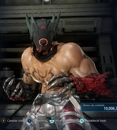 魔鬼金头盔模组和翅膀已移除