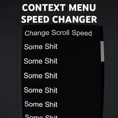 上下文菜单速度转换器