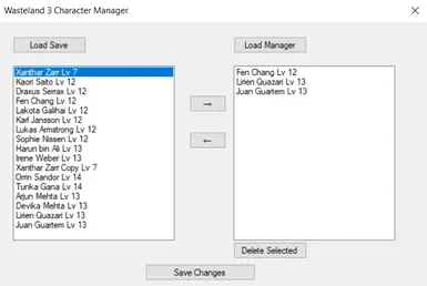 废土3自定义角色管理器