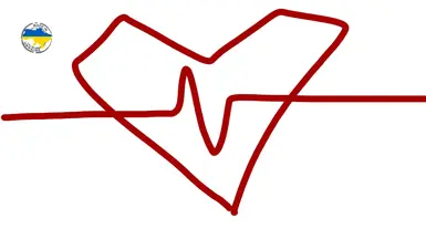 没有心跳,边框是红色的