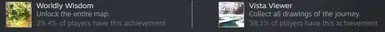 Vista Viewer 和 Worldly Wisdom 成就之前的存档