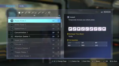 移除所有技能的技能点（SP）