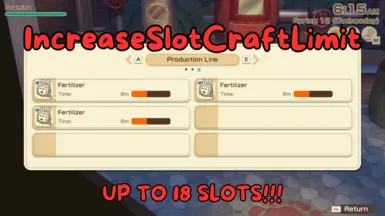 增加SlotCraftLimit（增加SlotCraftLimit）