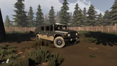 灰色悍马变体（带泥浆细节）