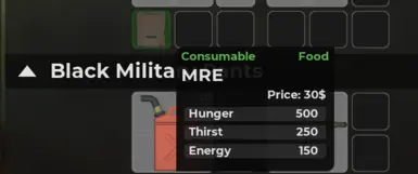 10k耐力——10倍食物和水的加成